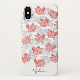 Flying Pigs custom name phone cases