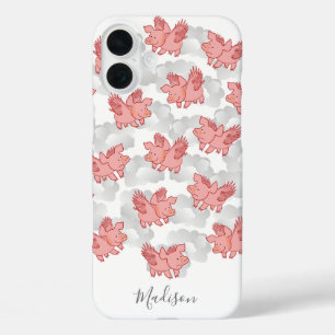 Flying Pigs custom name phone cases