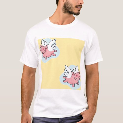 Flying Pigs for Chinese New Year 2019 Man tee