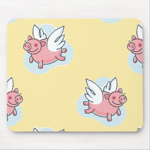 Flying Pigs for Chinese New Year 2019 Mousepad