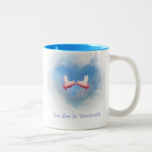 Flying Pigs Kiss-True Love Is Unbelievable Mug