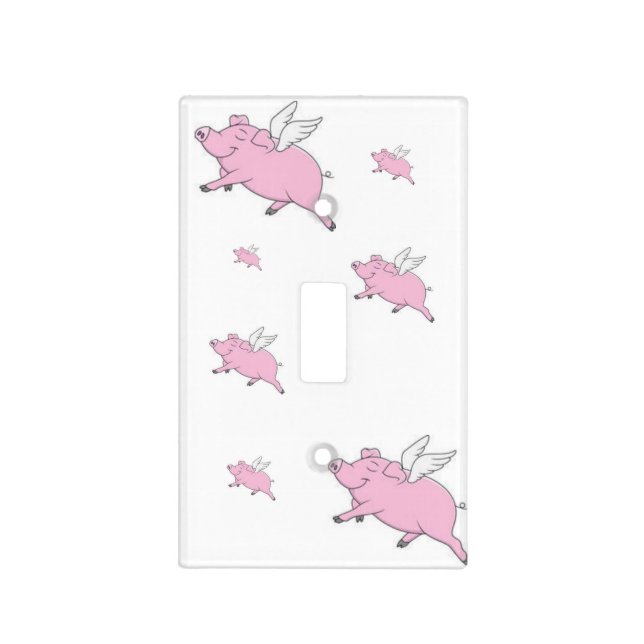 Flying Pigs Lightswitch Covera Light Switch Cover (Front)
