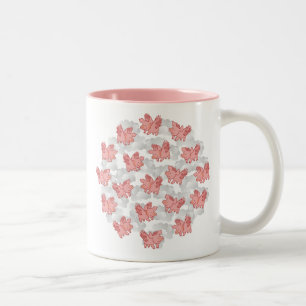 Flying Pigs mug, choose style / color & customize Two-Tone Coffee Mug