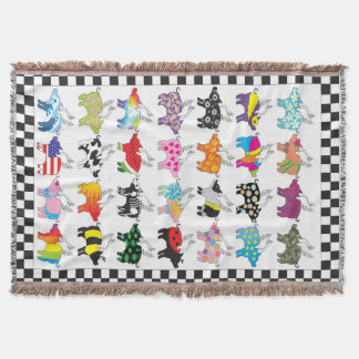 Flying pigs on a blanket
