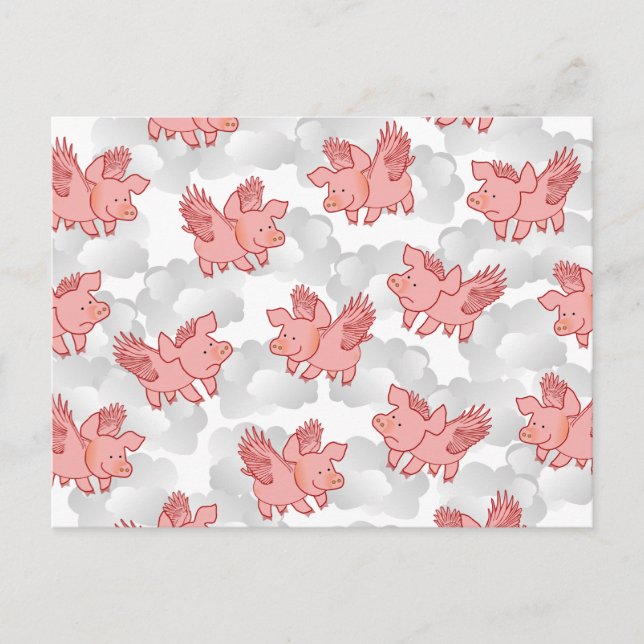 Flying Pigs postcard (Front)