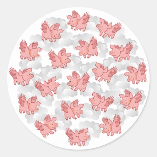 Flying Pigs stickers