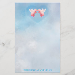 Flying Pigs-Unbelievable Love Stationery