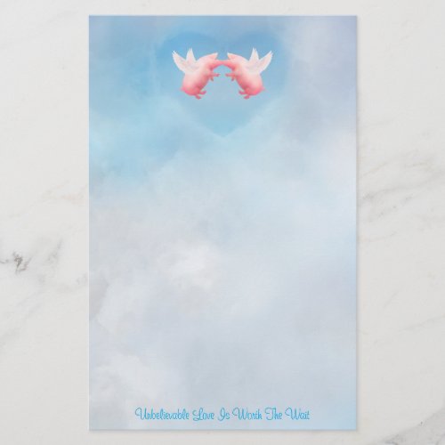 Flying Pigs_Unbelievable Love Stationery