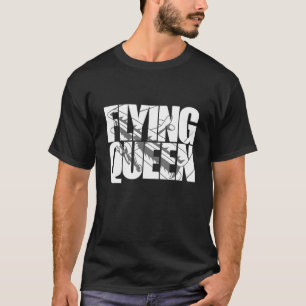 Flying Queen Biplane Aviator Women's Prop Airplane T-Shirt