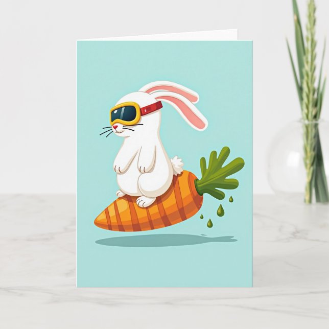 Flying Rabbit Adventure Card (Front)