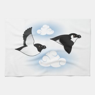 Flying Razorbills Kitchen Towel 16
