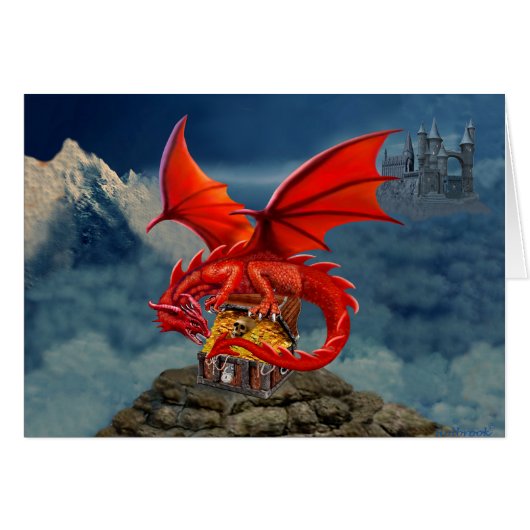 Flying Red Dragon's Treasure Chest (Front Horizontal)