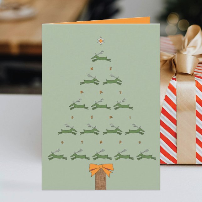 FLYING REINDEER CHRISTMAS CARD (Creator Uploaded)