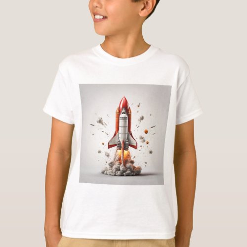 flying rocket t_shirt 