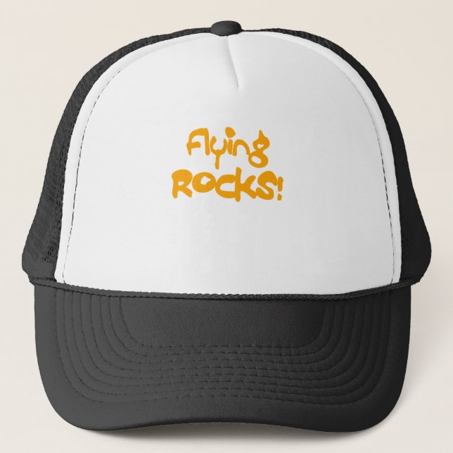 flying rocks trucker hat (Front)