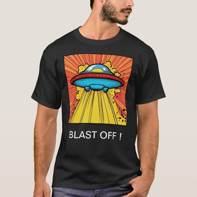 Flying Saucer 0004 T-Shirt (Front)