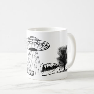 Flying Saucer Aliens and Ufos  Coffee Mug