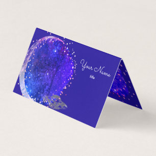 Flying   saucer   artistic galaxy   business card