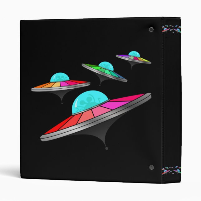 Flying Saucer Invasion - Binder (Back/Spine)