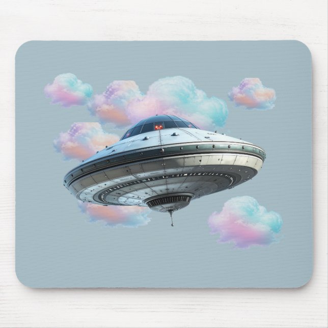 Flying Saucer Mouse Pad (Front)