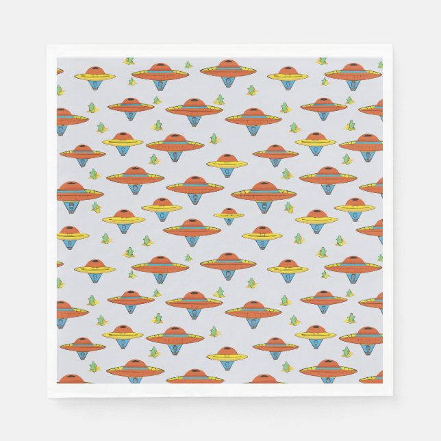 Flying Saucer Napkins (Front)