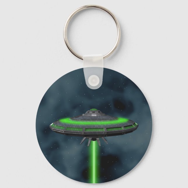 Flying Saucer - Sci-Fi Keychain (Front)