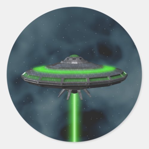 Flying Saucer _ Sci_Fi Stickers