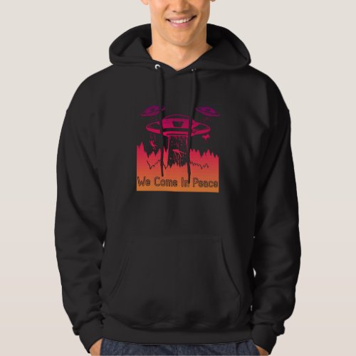 Flying Saucer UFO Astronauts are Aliens 6 Hoodie