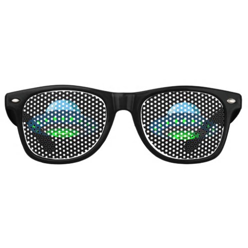 FLYING SAUCER UFO NOVELTY SUNGLASSES SHADES