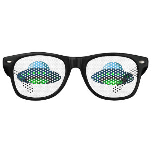 FLYING SAUCER UFO NOVELTY SUNGLASSES SHADES