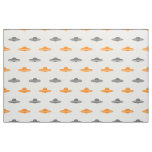 flying saucer ufo pattern fabric
