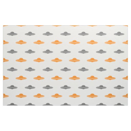 flying saucer ufo pattern fabric