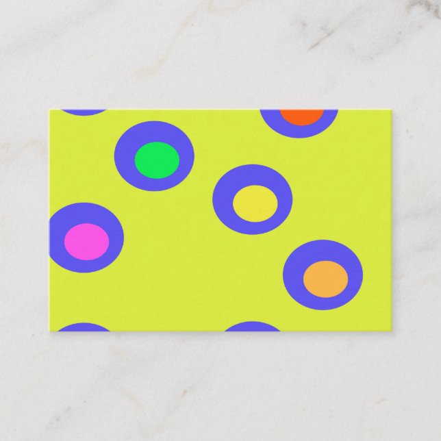 Flying saucers business card (Front)