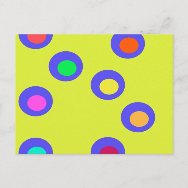 Flying saucers postcard (Front)