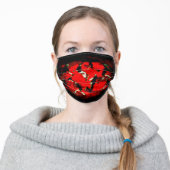 Flying Scooter Mania - Stunt Scooter Tricks Adult Cloth Face Mask (Worn)