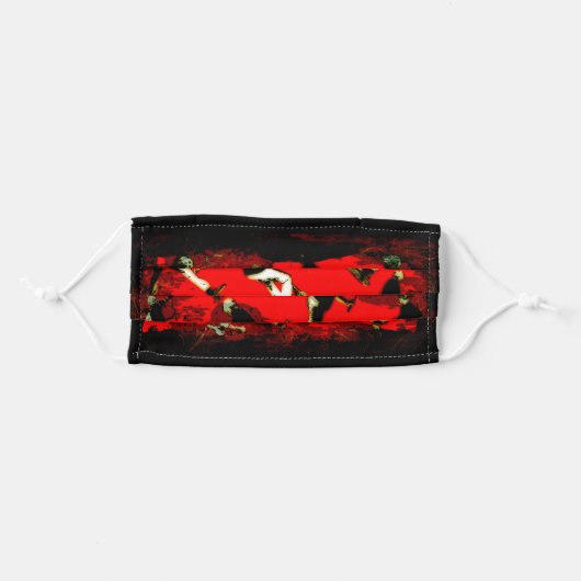 Flying Scooter Mania - Stunt Scooter Tricks Adult Cloth Face Mask (Front, Folded)