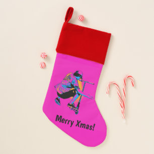 Flying Scooter Pro - Stunt Scooter Boy Christmas Stocking