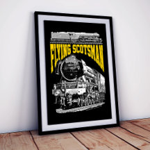 Flying Scotsman 1923 LNER Train. Steam Locomotive.