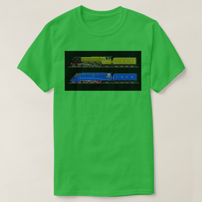 Flying Scotsman and the Mallard T-Shirt (Design Front)