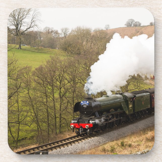 Flying Scotsman at Goathland Drink Coaster (Front)