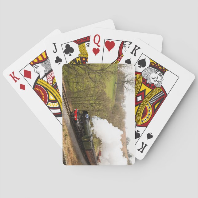 Flying Scotsman at Goathland Poker Cards (Back)