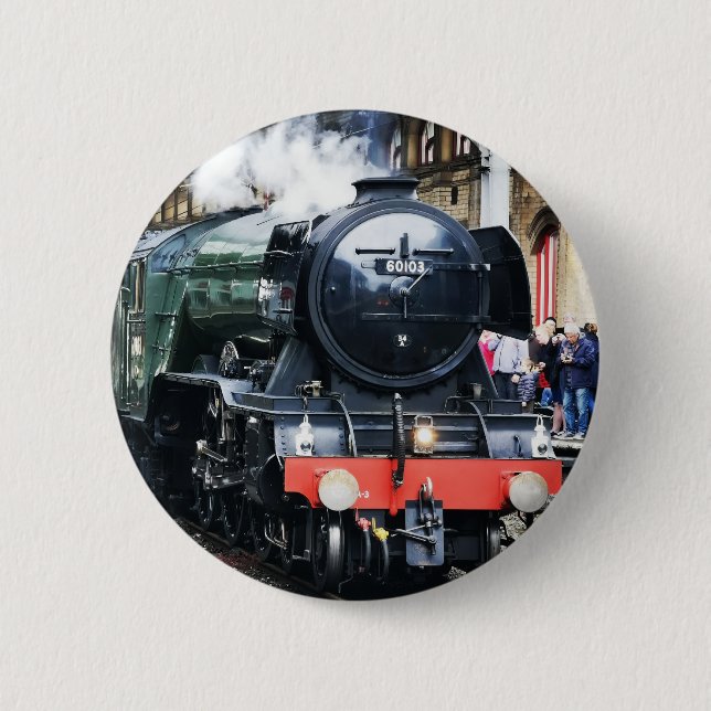Flying Scotsman Badge Button (Front)