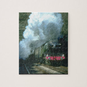 Flying Scotsman caught between_Steam Trains Jigsaw Puzzle