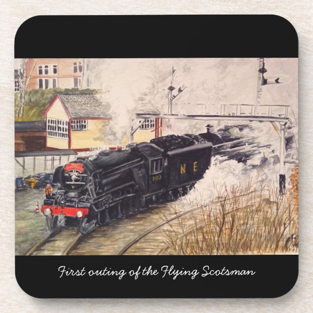 Flying Scotsman on its first outing coaster (Front)