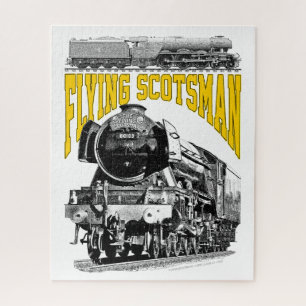 Flying Scotsman Steam Locomotive. 1923 LNER Train Jigsaw Puzzle