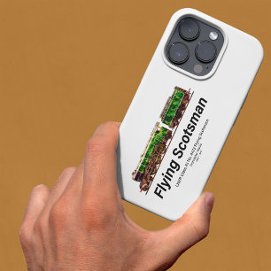 Flying Scotsman Steam Train English Locomotive iPhone 16 Case