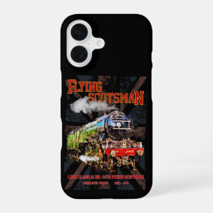 Flying Scotsman Steam Train English Locomotive iPhone 16 Case