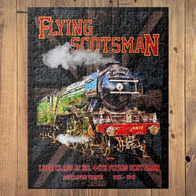 Flying Scotsman Steam Train English Locomotive  Jigsaw Puzzle (Creator Uploaded)