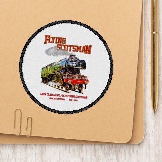 Flying Scotsman Steam Train English Locomotive  Patch