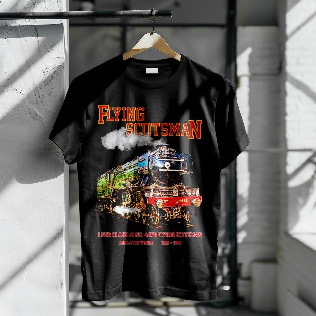 Flying Scotsman Steam Train English Locomotive  T-Shirt (Creator Uploaded)